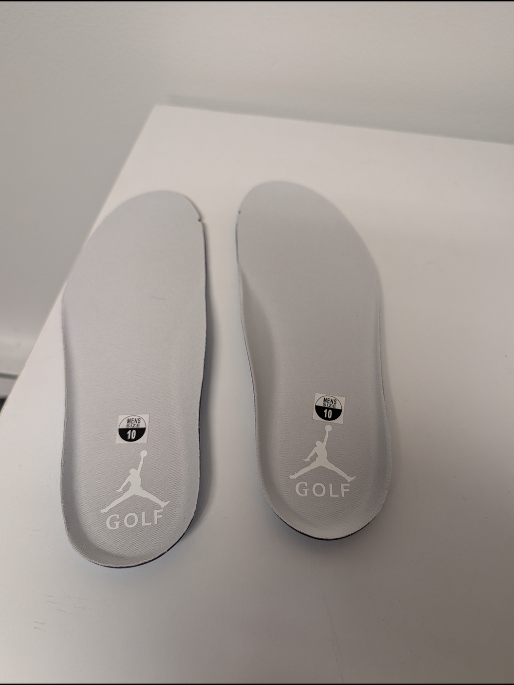 Jordan Golf Insoles - Men’s Size 10 - Light Gray